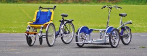 Wheel Chair Cycle and Wheel Chair transporter 